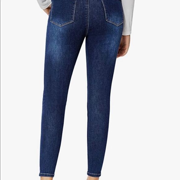 Ripped Skinny Jeans High Waist Distressed Stretchy - Picture 11 of 14